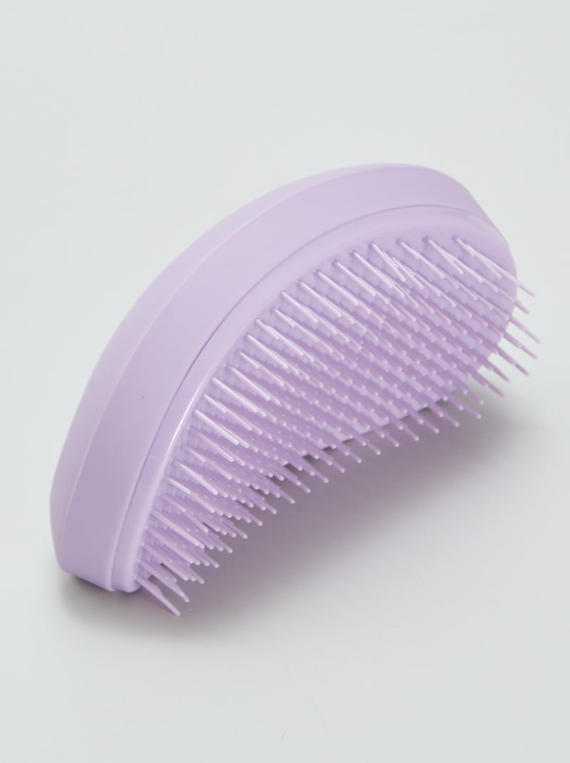 Large brosse à cheveux sans manche Violet - Kiabi