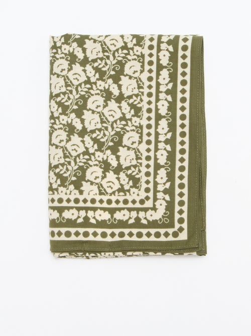 Large foulard carré - 100 x 100 cm - Kiabi