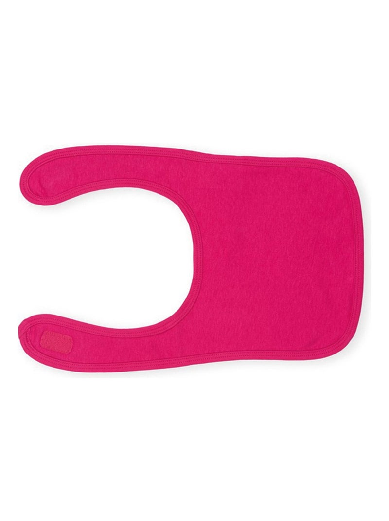 Larkwood - Bavoir motif/style uni - Bébé Rose fushia - Kiabi