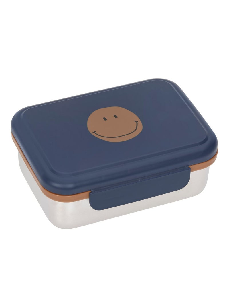 Lässig - Boîte à goûter/Lunch box inox Little Gang Smile Bleu - Kiabi