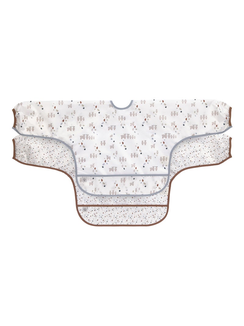 Lässig - Lot de 2 bavoirs Blanc - Kiabi