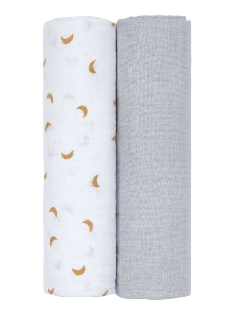 Lässig - Lot de 2 maxi langes Gris - Kiabi
