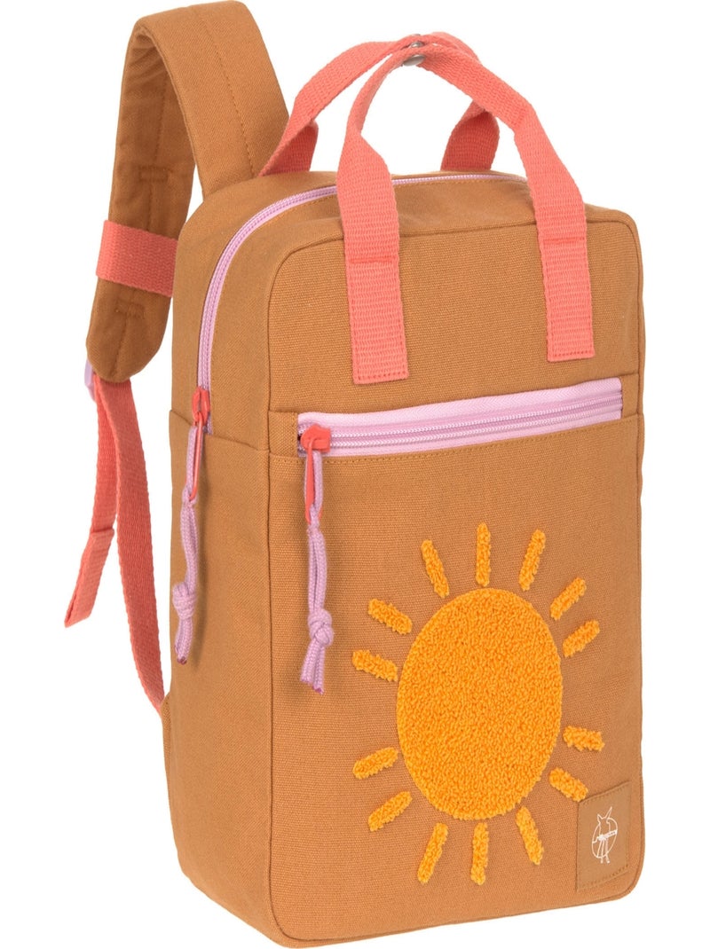 Lässig - Petit sac à dos carré Marron - Kiabi
