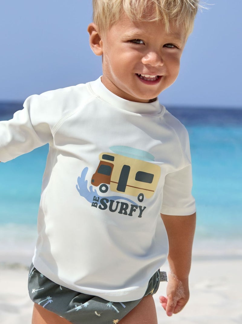 Lässig - T-shirt anti-UV Ecru - Kiabi