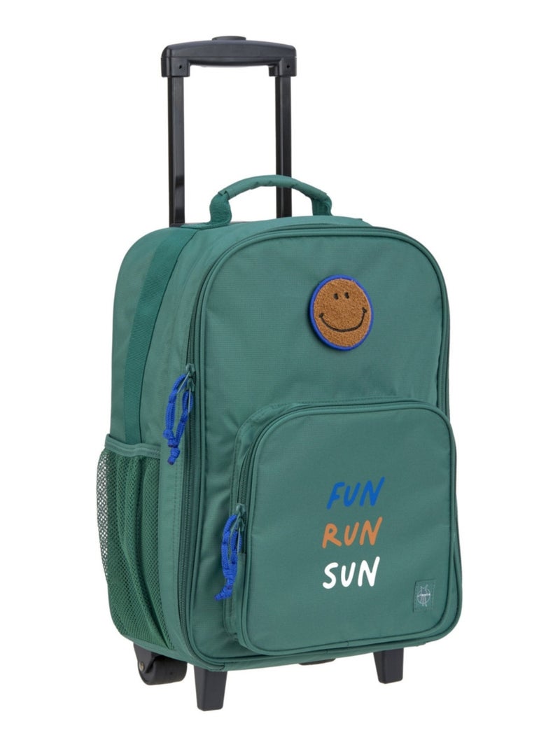 Lässig - Valise à roulettes Little Gang Vert - Kiabi