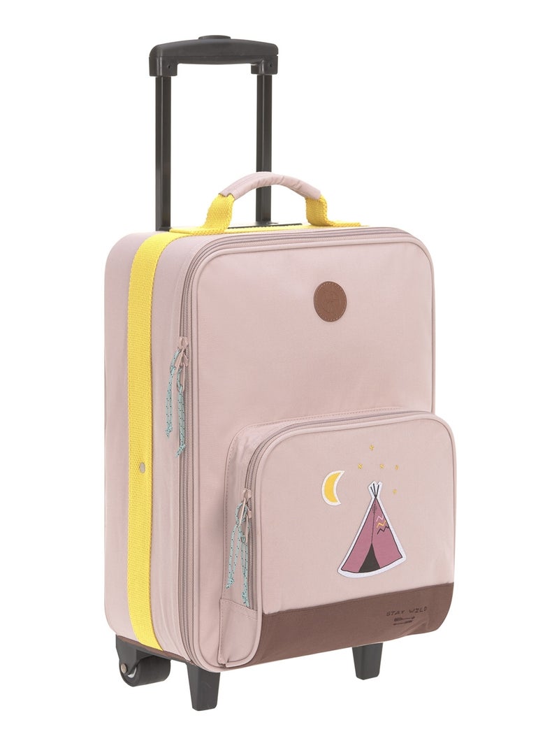 Lässig - Valise à roulettes Rose - Kiabi