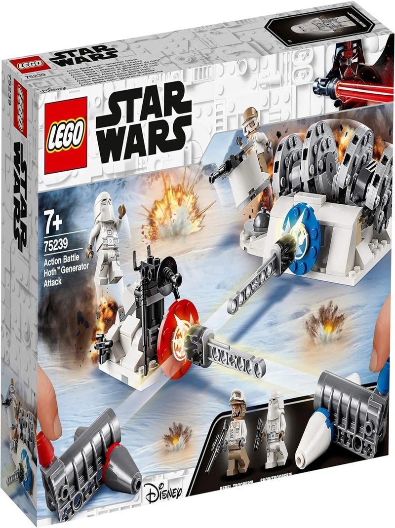 L'attaque Du Générateur De Hoth Star Wars - Lego Multicolore - Kiabi