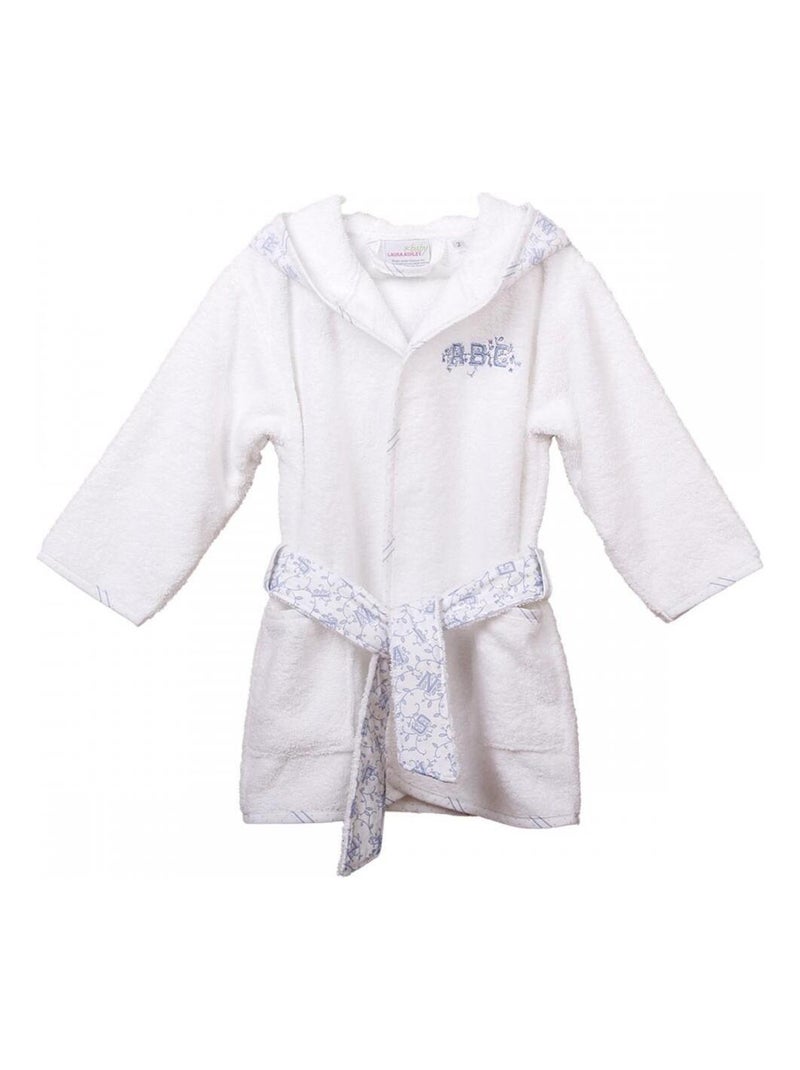 Laura Ashley Baby Peignoir Capuche Bleu clair - Kiabi