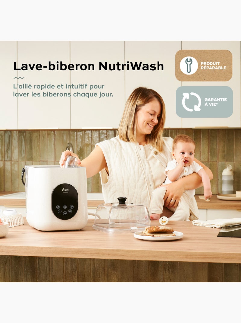 Lave-biberon et stérilisateur NutriWash 'Babymoov' Beige - Kiabi