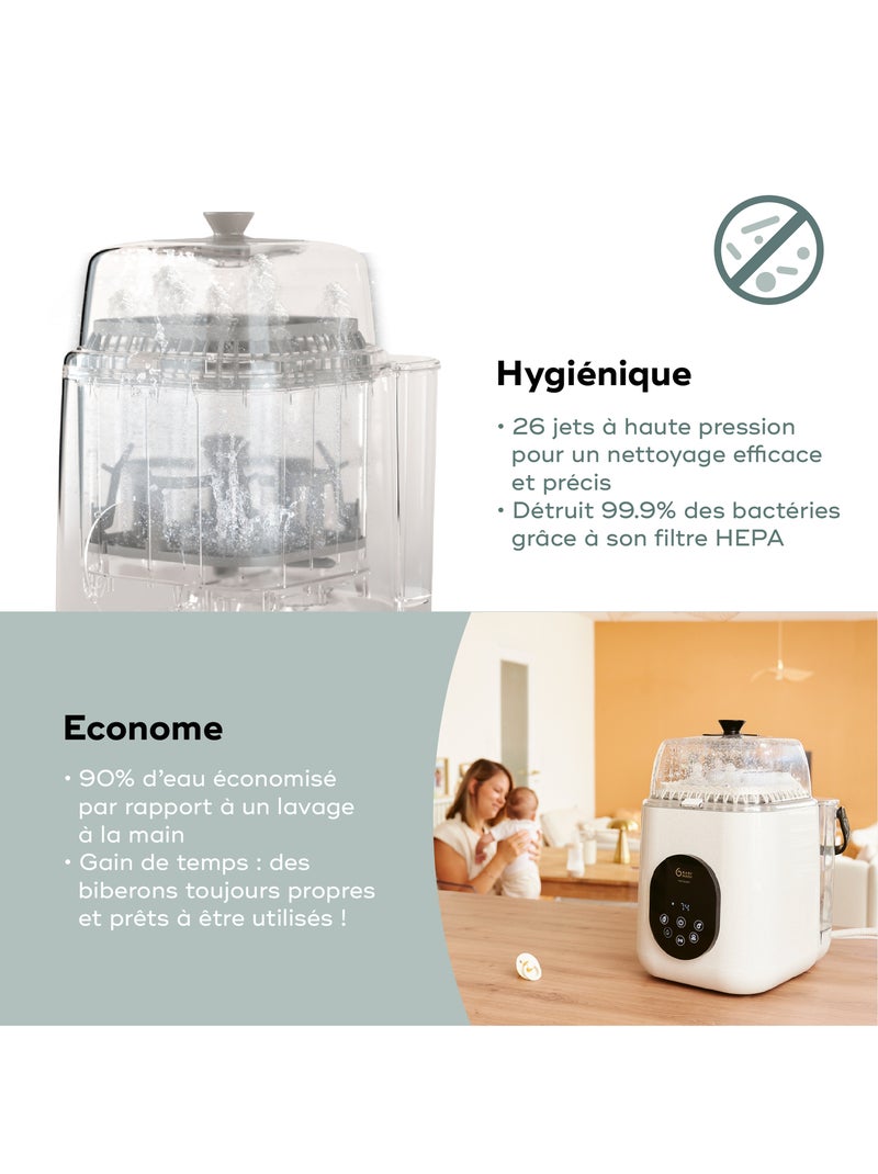 Lave-biberon et stérilisateur NutriWash 'Babymoov' Beige - Kiabi