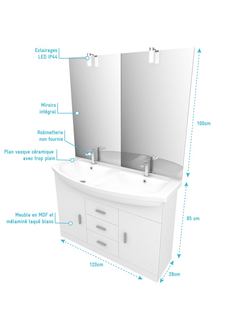 Lave mains Eco 122 Blanc - Kiabi