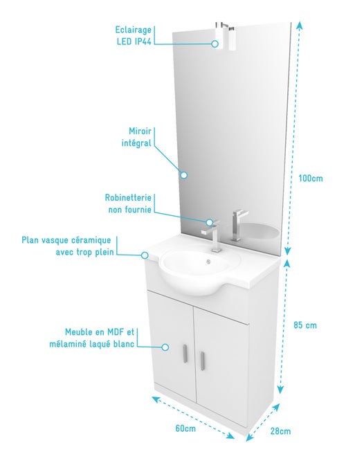 Lave mains Eco 62 - Kiabi