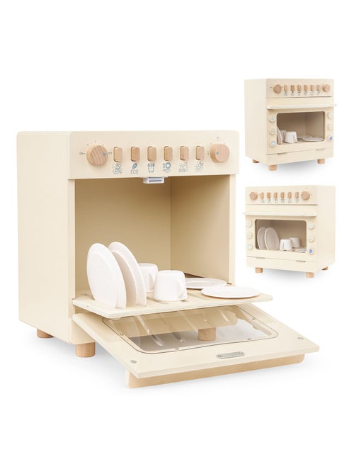 Lave-vaisselle de cuisine en bois jeu d'imitation Mamabrum - Kiabi