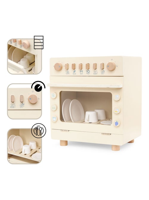 Lave-vaisselle de cuisine en bois jeu d'imitation Mamabrum - Kiabi