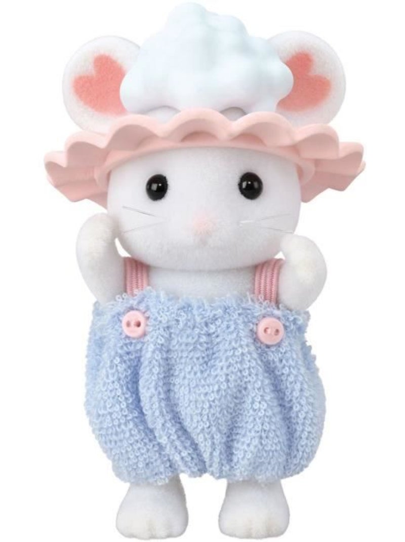 Le bain des frères souris marshmallow - sylvanian families - 5805 Blanc - Kiabi