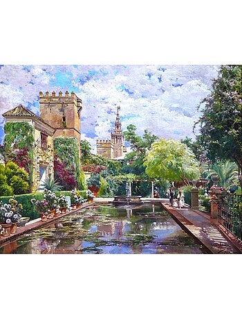 Le bassin de l'alcazar de rodriguez
