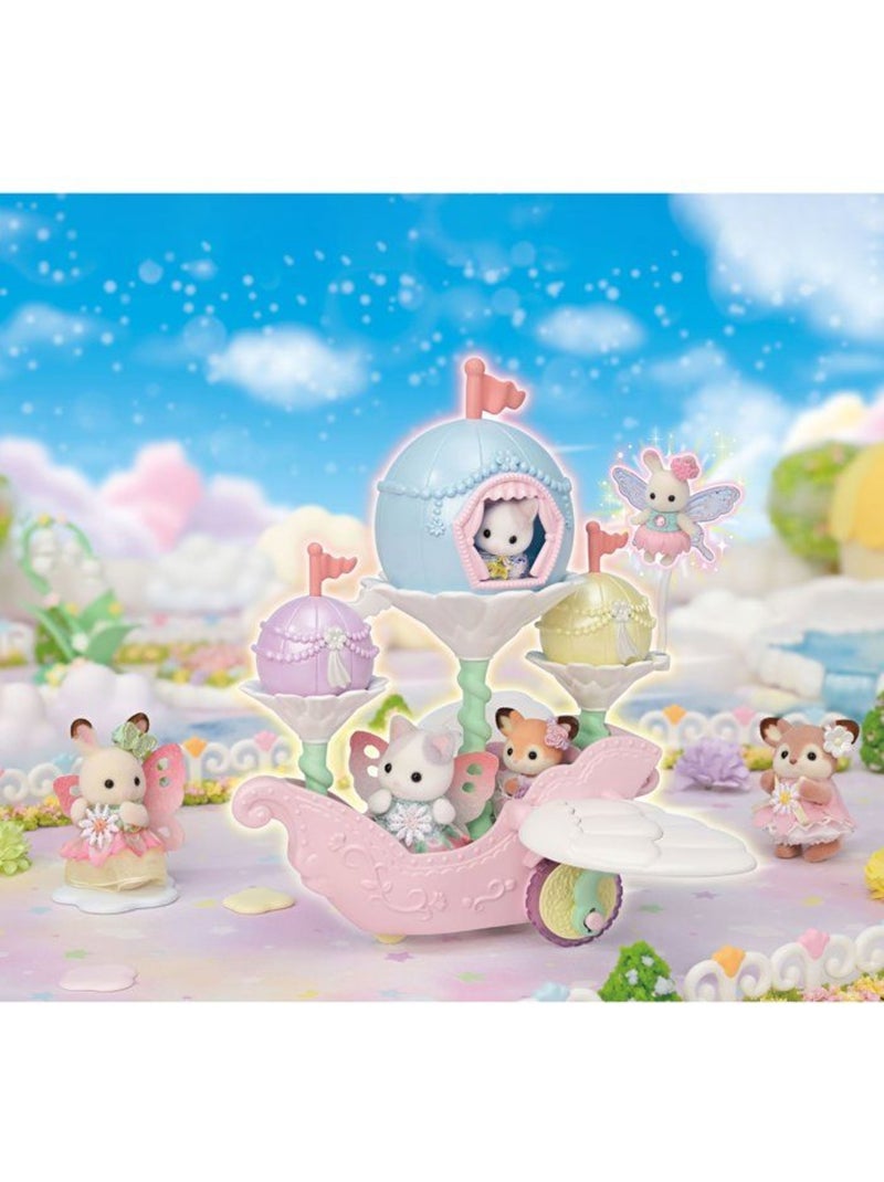 Le bateau floral - sylvanian families - 5827 Blanc - Kiabi