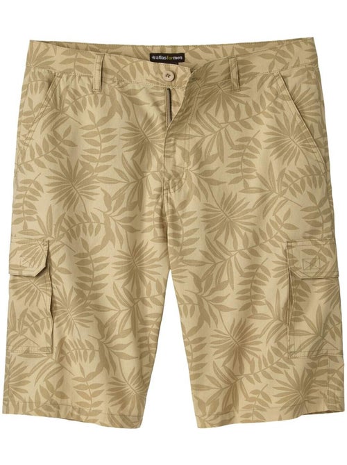 Le bermuda cargo imprimé feuillages - atlas for men - Kiabi Le bermuda cargo imprimé feuillages - atlas for men - Kiabi