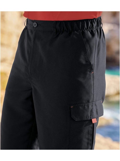 Le Bermuda Cargo Microfibre Multipoche   - ATLAS FOR MEN - Kiabi