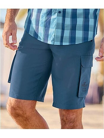 Le bermuda détente microfibre multipoches - atlas for men
