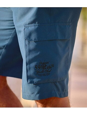 Le bermuda détente microfibre multipoches - atlas for men