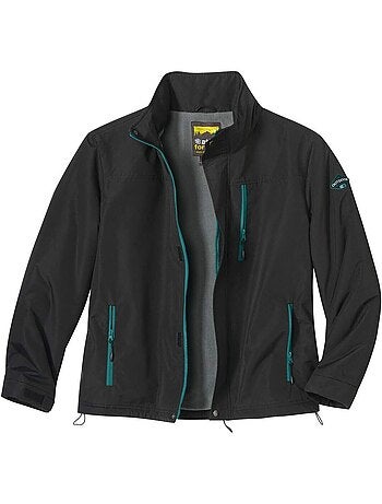 Le blouson coupe-vent microfibre doublé polaire - atlas for men