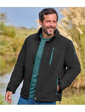 Le blouson coupe-vent microfibre doublé polaire - atlas for men