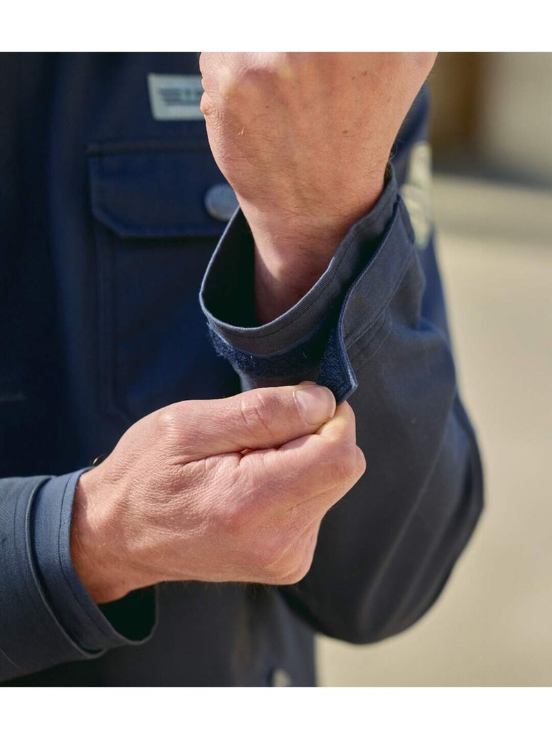 Le Blouson en Twill Exploration  - ATLAS FOR MEN Bleu marine - Kiabi