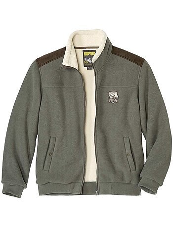 Le blouson polaire doublé sherpa - atlas for men