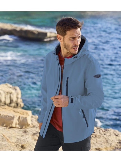 Le blouson softshell avec capuche  - atlas for men - Kiabi