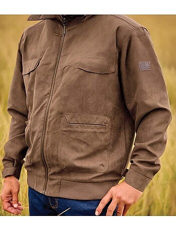 Le blouson suédine doublé polaire - atlas for men