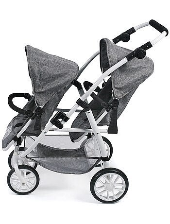 Le buggy Twinny pour poupées, Anthracite