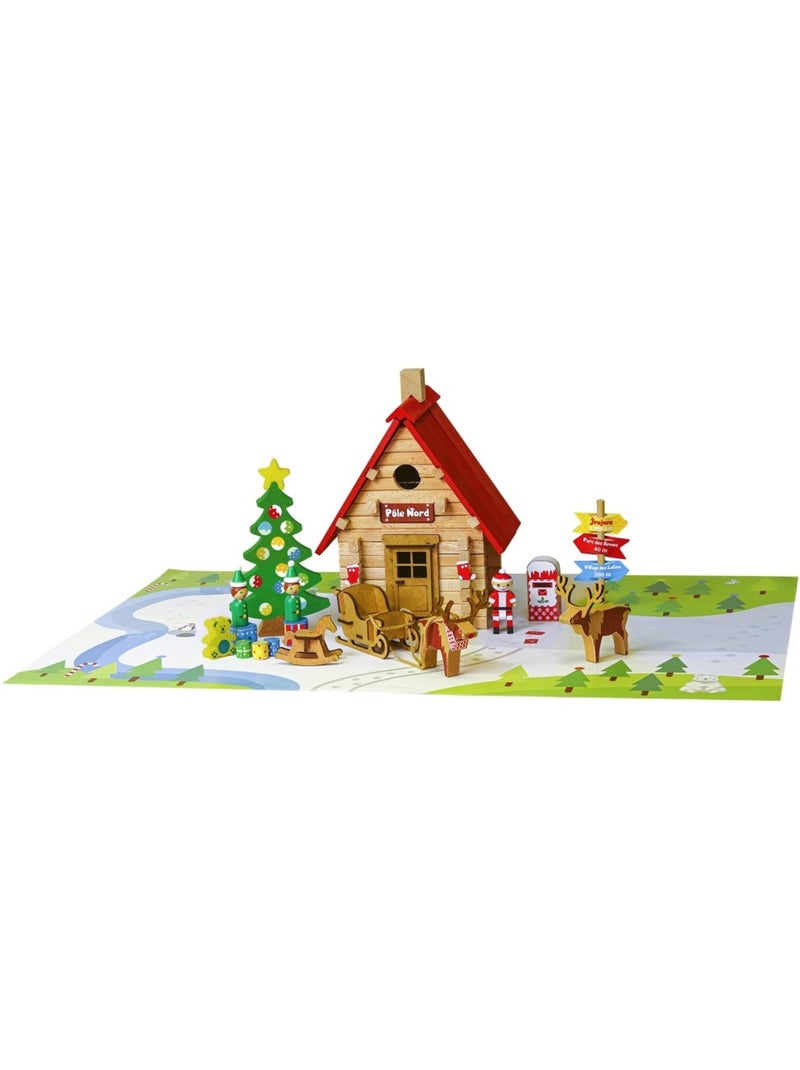 Le chalet de noël 90 pièces N/A - Kiabi