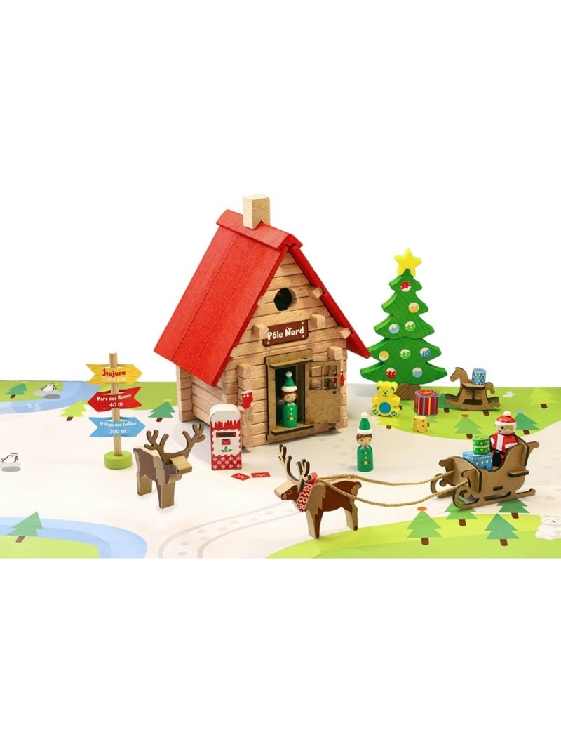 Le chalet de noël 90 pièces N/A - Kiabi