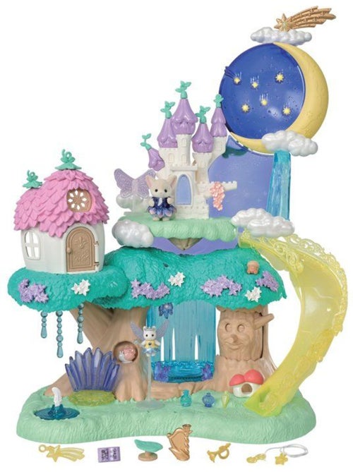 Le château des fées de la forêt - sylvanian families - 5857 - mini univers - Kiabi