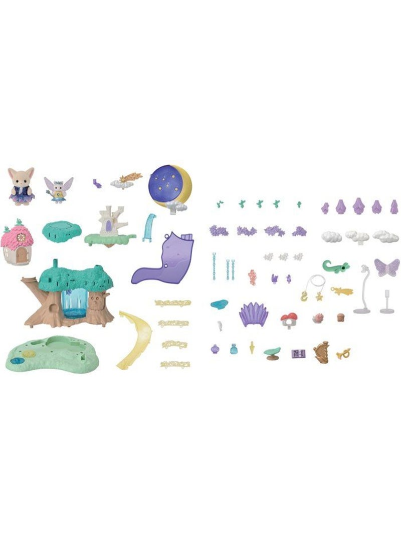 Le château des fées de la forêt - sylvanian families - 5857 - mini univers Multicolore - Kiabi
