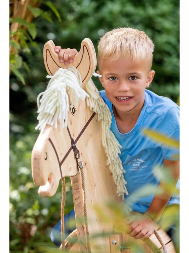 Le cheval de jardin Monty Beige - Kiabi