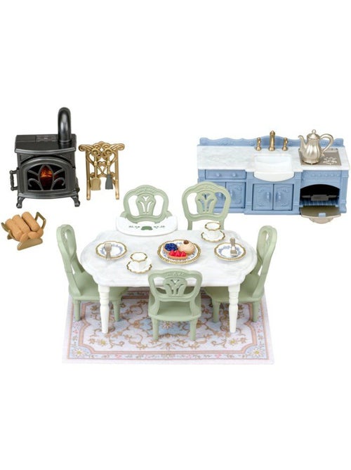 Le coffret d’ameublement du manoir - sylvanian families - 5867 - mini univers - Kiabi