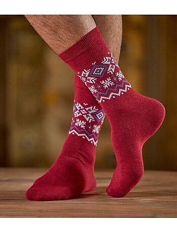 Le coffret de 4 paires de chaussettes motifs jacquard - atlas for men