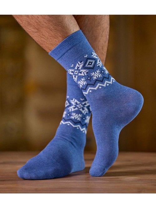 Le coffret de 4 paires de chaussettes motifs jacquard - atlas for men - Kiabi Le coffret de 4 paires de chaussettes motifs jacquard - atlas for men - Kiabi