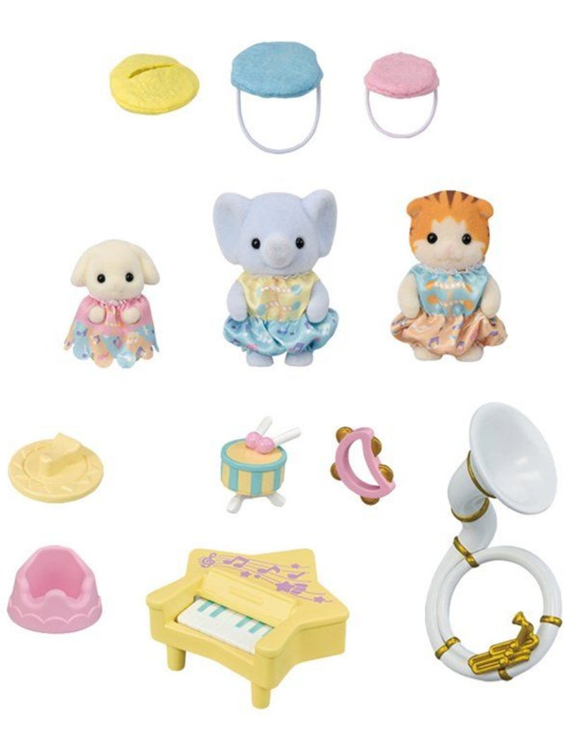 Le concert de la crèche - Sylvanian Families - 5817 Jaune - Kiabi
