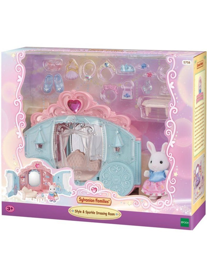 Le dressing de princesse - sylvanian families - 5758 Rose - Kiabi