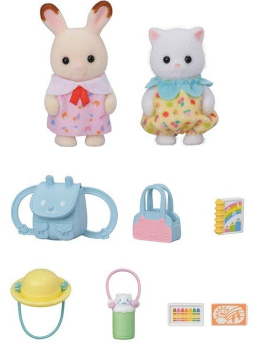 Le duo des bébés en promenade - sylvanian families - 5747 - Kiabi