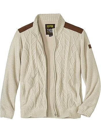 Le gilet tricot doublé polaire - atlas for men