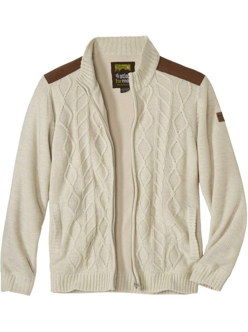 Le gilet tricot doublé polaire - atlas for men - Kiabi Le gilet tricot doublé polaire - atlas for men - Kiabi