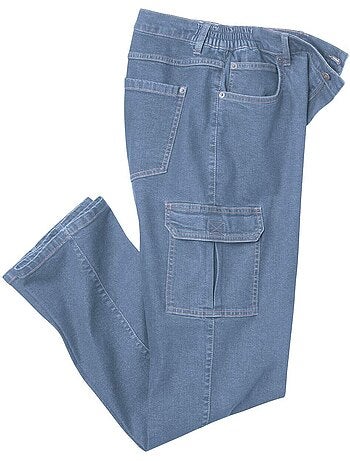 Jean Regular Cargo Taille Semi-Elastiquée - ATLAS FOR MEN