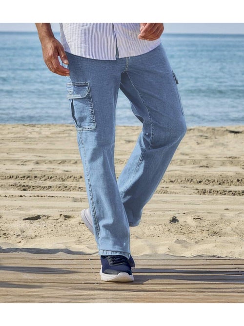 Le Jean Regular Cargo Taille Semi-Elastiquée - ATLAS FOR MEN - Kiabi Le Jean Regular Cargo Taille Semi-Elastiquée - ATLAS FOR MEN - Kiabi