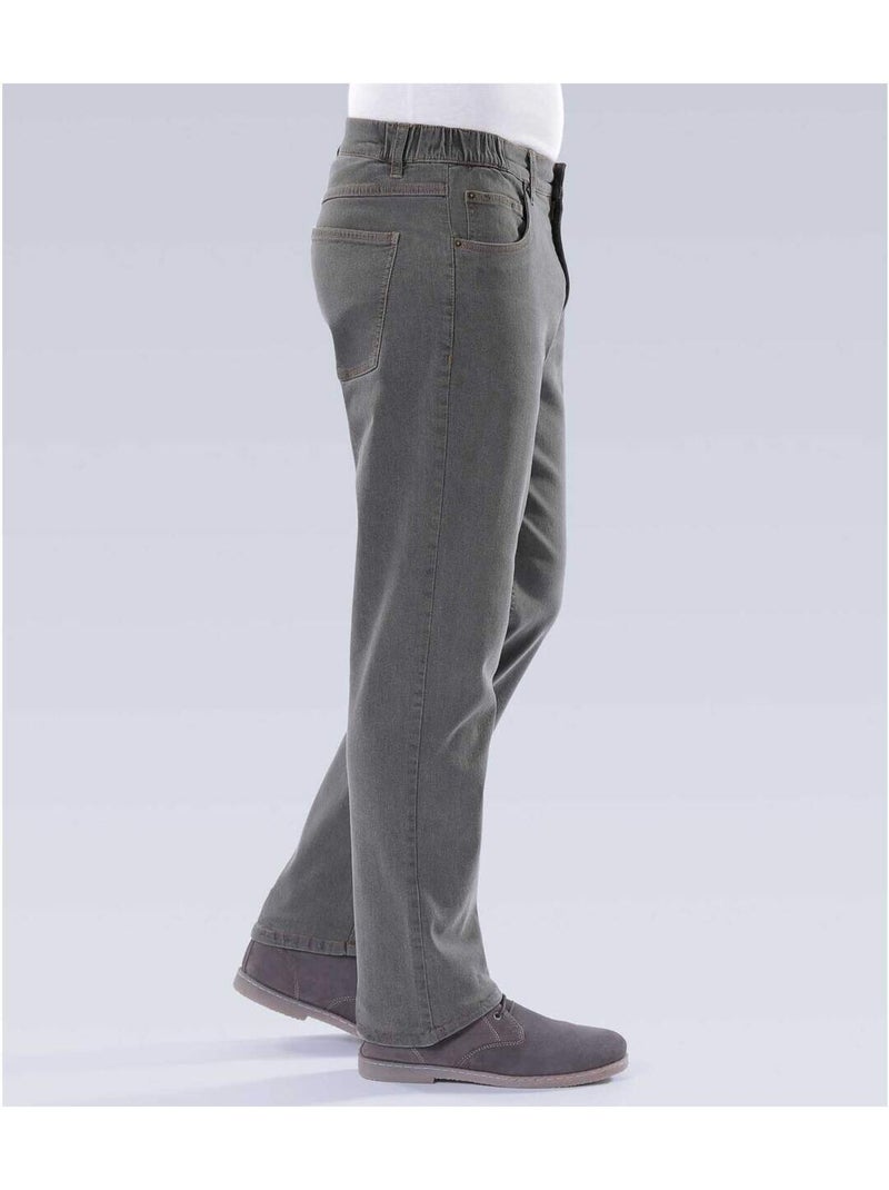 Le Jean Regular Stretch Confort - ATLAS FOR MEN Gris - Kiabi