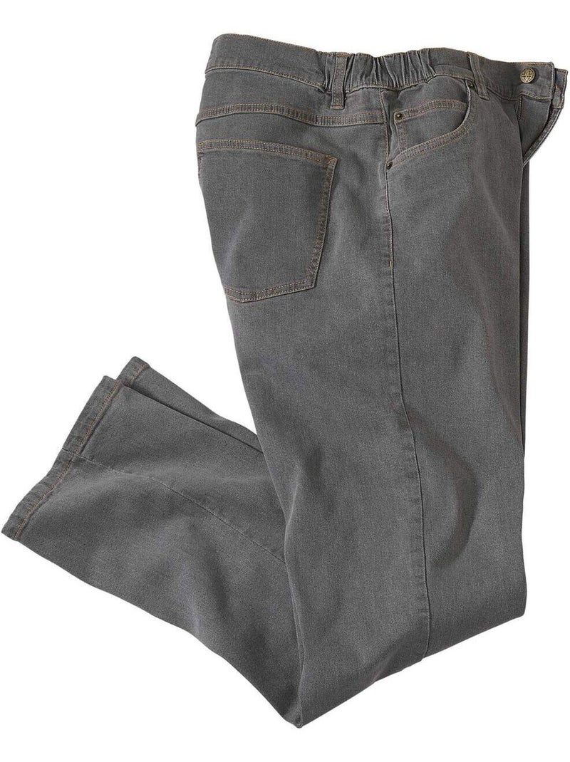 Le jean regular stretch confort - atlas for men Gris - Kiabi