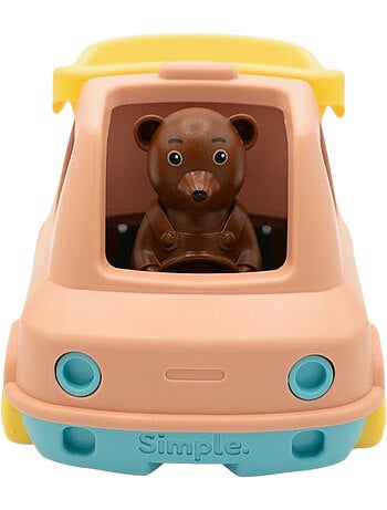 Le Jouet Simple - Camion Benne de Petit Ours Brun